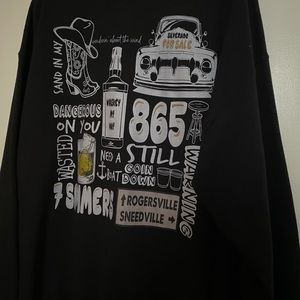 Morgan Wallen black sweatshirt. Never been worn, in great condition